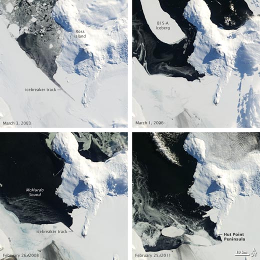 The Evolution of Melting Ice