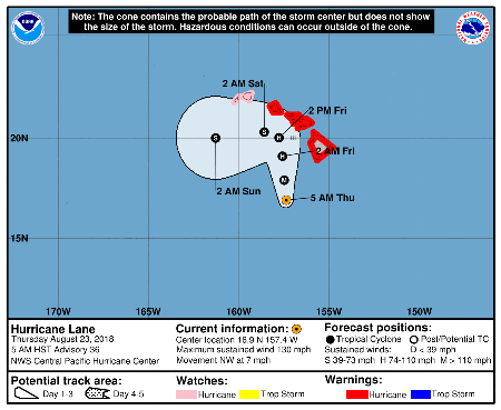 1871 Hawaii Hurricane Strike Shows Lane's Imminent Danger Isn't Unprecedented