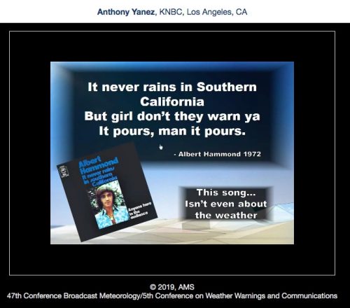 So, Just What Do “Sunny” Southern California Broadcast Meteorologists Do?