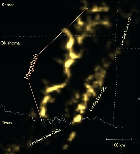 "Megaflashes": How Long Can a Lightning Discharge Be?