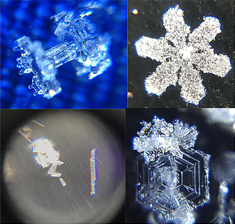 Snowflake Selfies as Meteo Teaching Tools