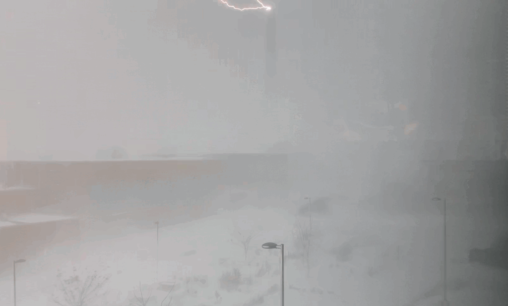 Fire and Ice: When Sparks Fly in Lake-Effect Snowstorms