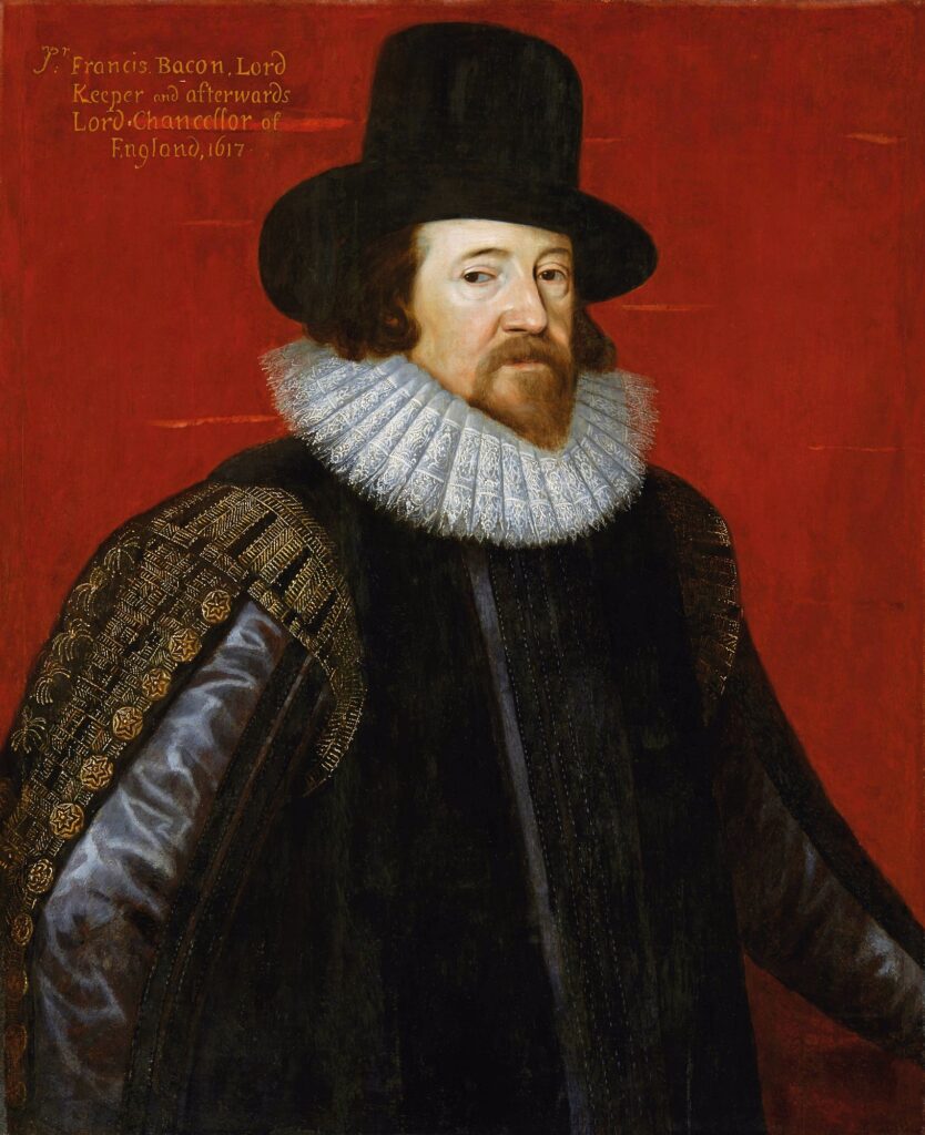 A portrait of Francis Bacon