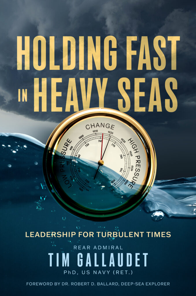 Book cover of "Holding Fast in Heavy Seas"