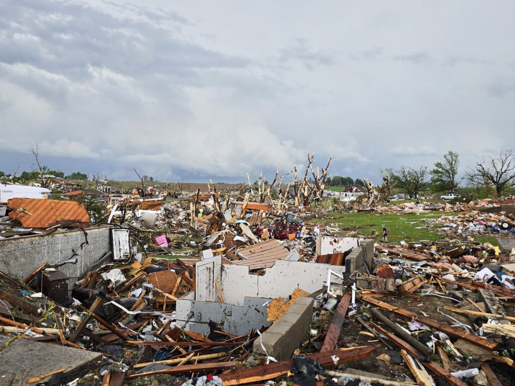 Greenfield tornado damage