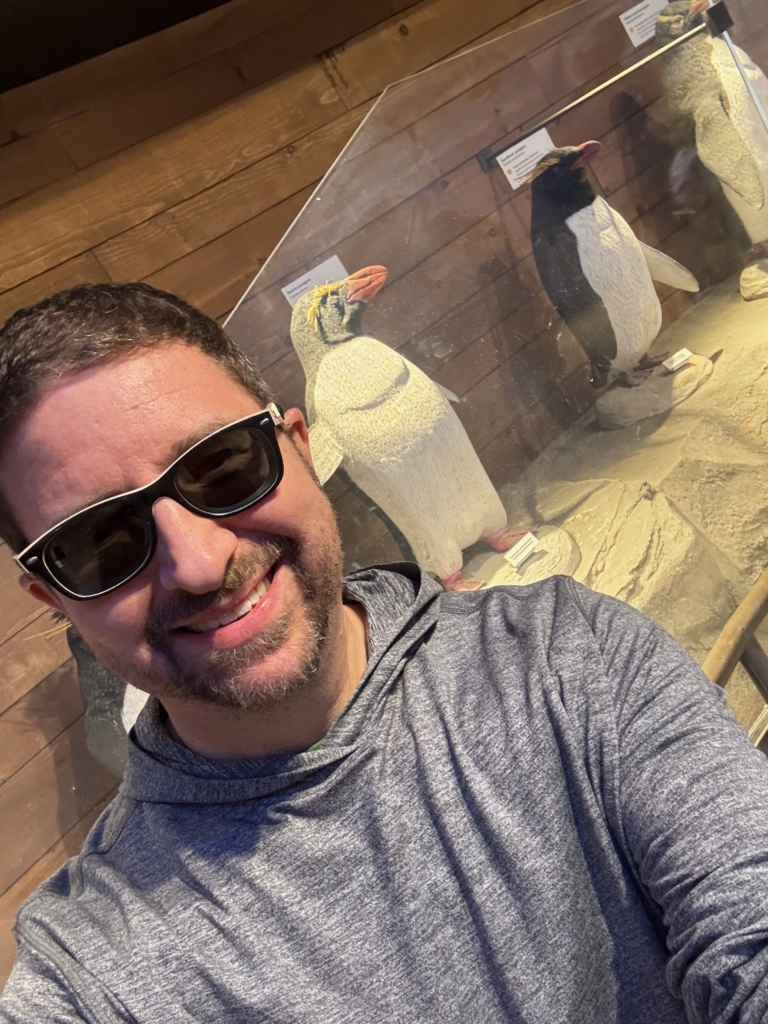 Patrick Burke at the BioPark Zoo in Albuquerque, New Mexico.