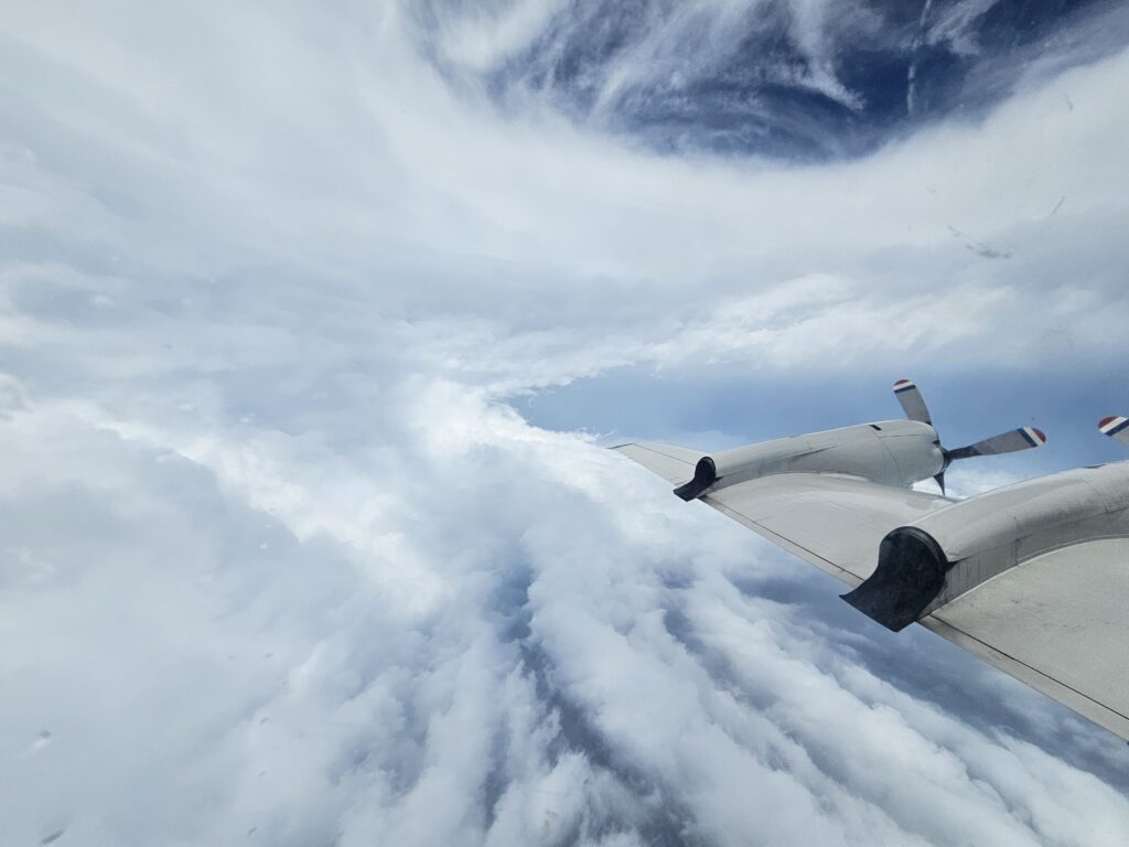 Inside the Eye of Hurricane Lowell